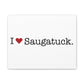 I Heart Saugatuck. Matte Canvas, Stretched, 1.25"