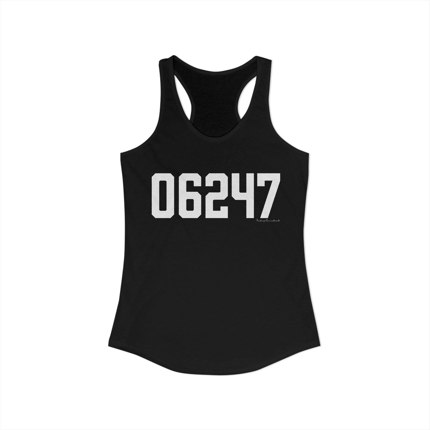 06247 Hampton CT Zip Code Women's Ideal Racerback Tank Top