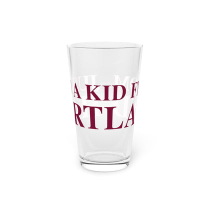 Just a kid from Hartland Pint Glass, 16oz