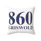 860 Griswold Spun Polyester Square Pillow