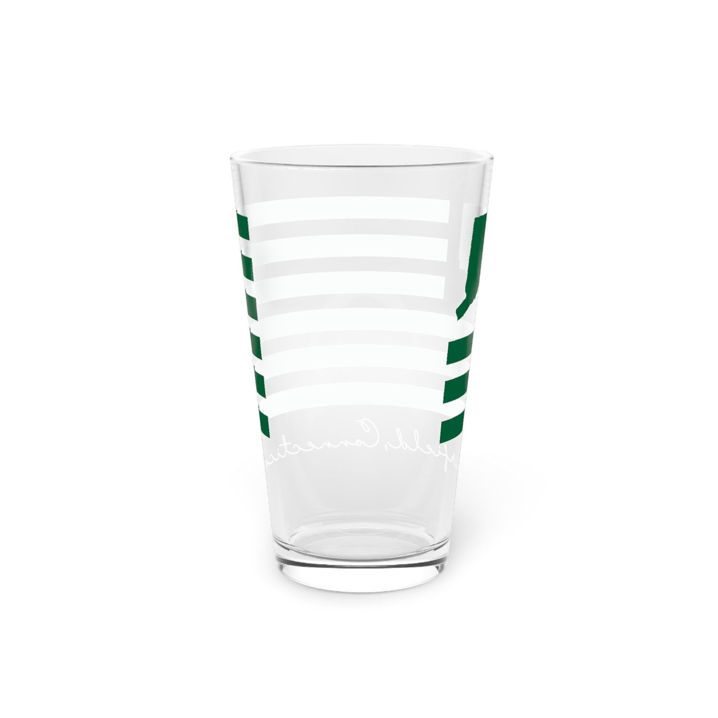 Fairfield Connecticut St Patrick’s Day FlagPint Glass, 16oz