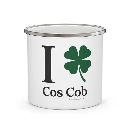 I Clover Cos Cob Enamel Camping Mug