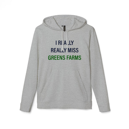 I Really Really Miss Greens Farms adidas Unisex Fleece Hoodie