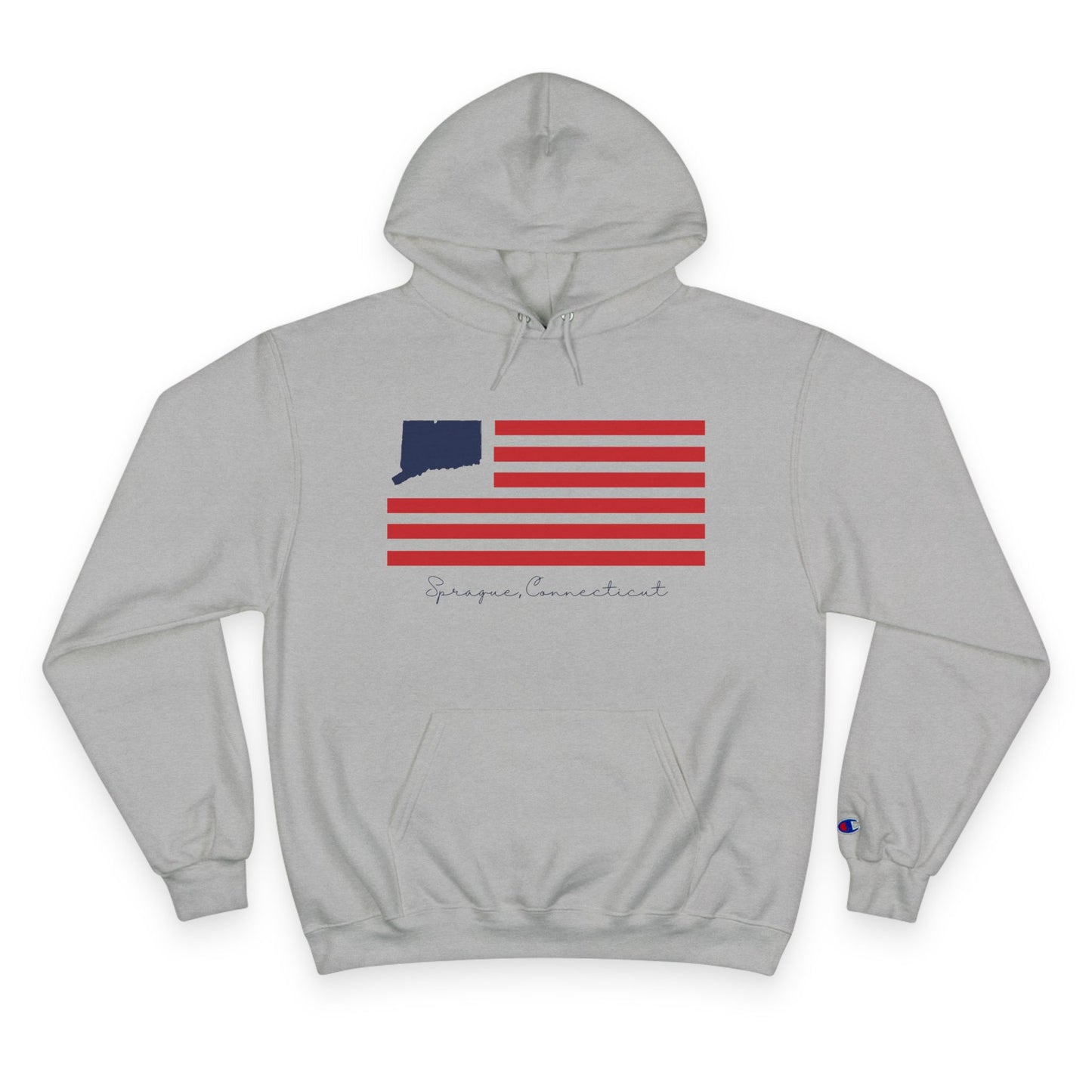 Sprague Connecticut Flag Champion Hoodie
