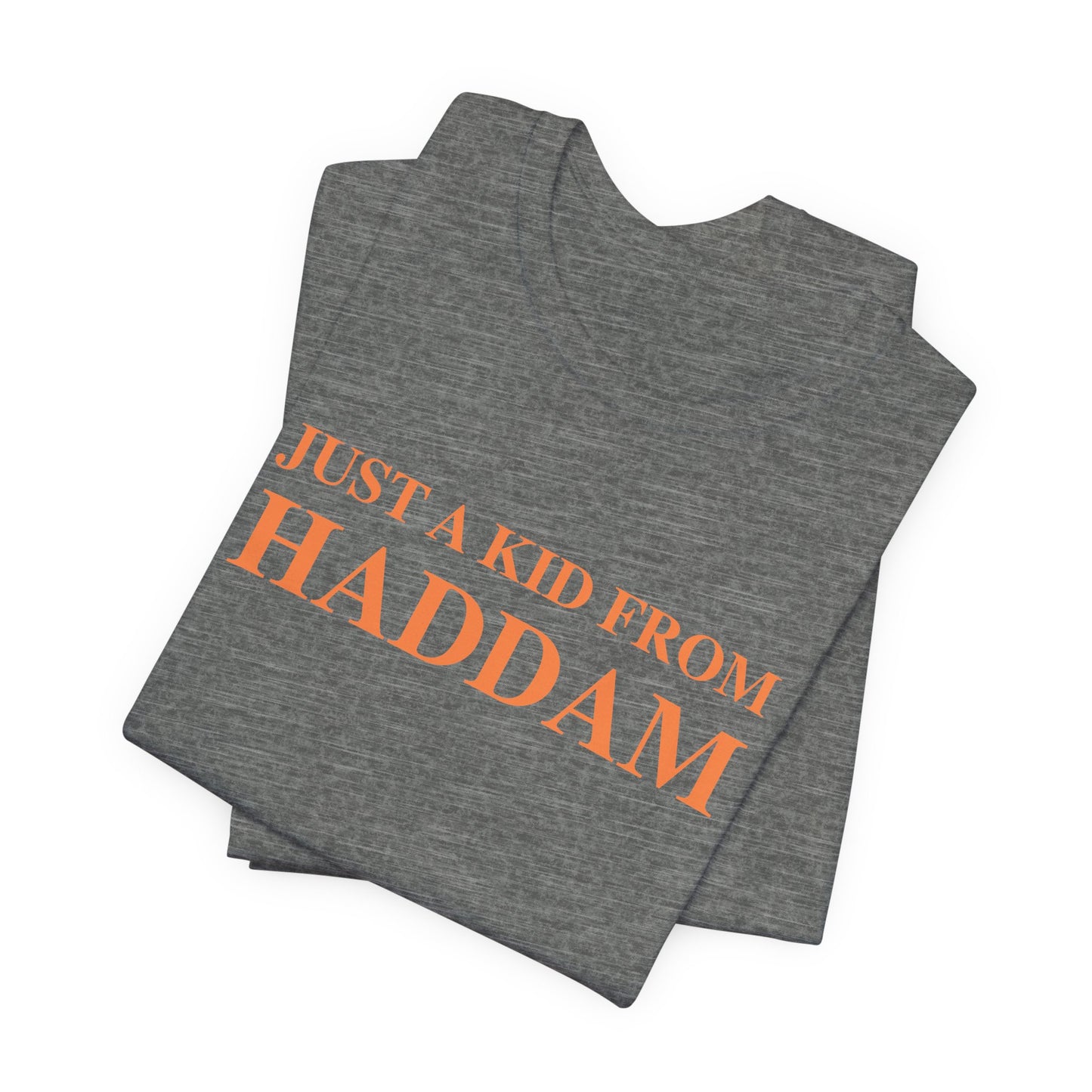 Just a kid from Haddam Unisex Jersey Short Sleeve Tee