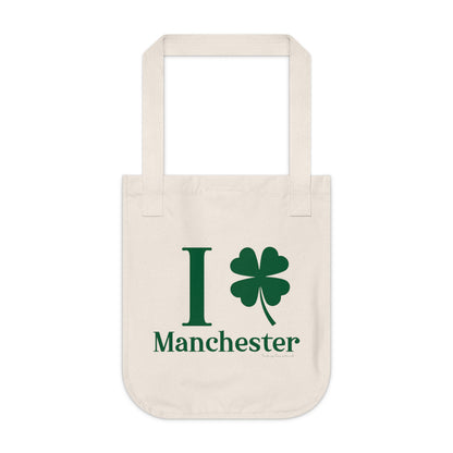 I Clover Manchester Organic Canvas Tote Bag