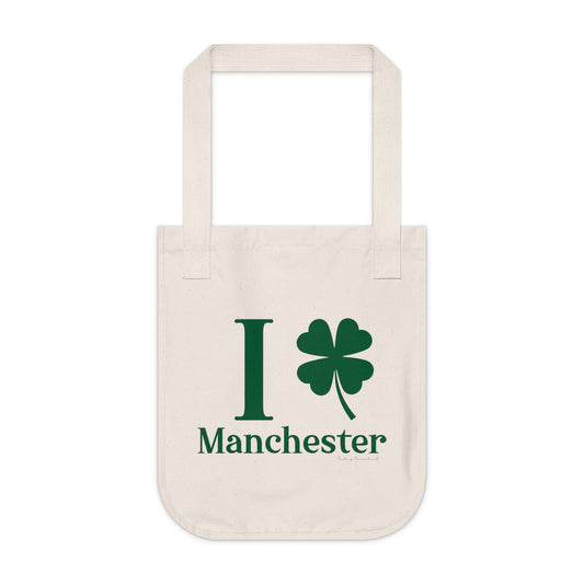 I Clover Manchester Organic Canvas Tote Bag