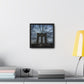 In the middle of the bridge Gallery Canvas Wraps, Square Frame