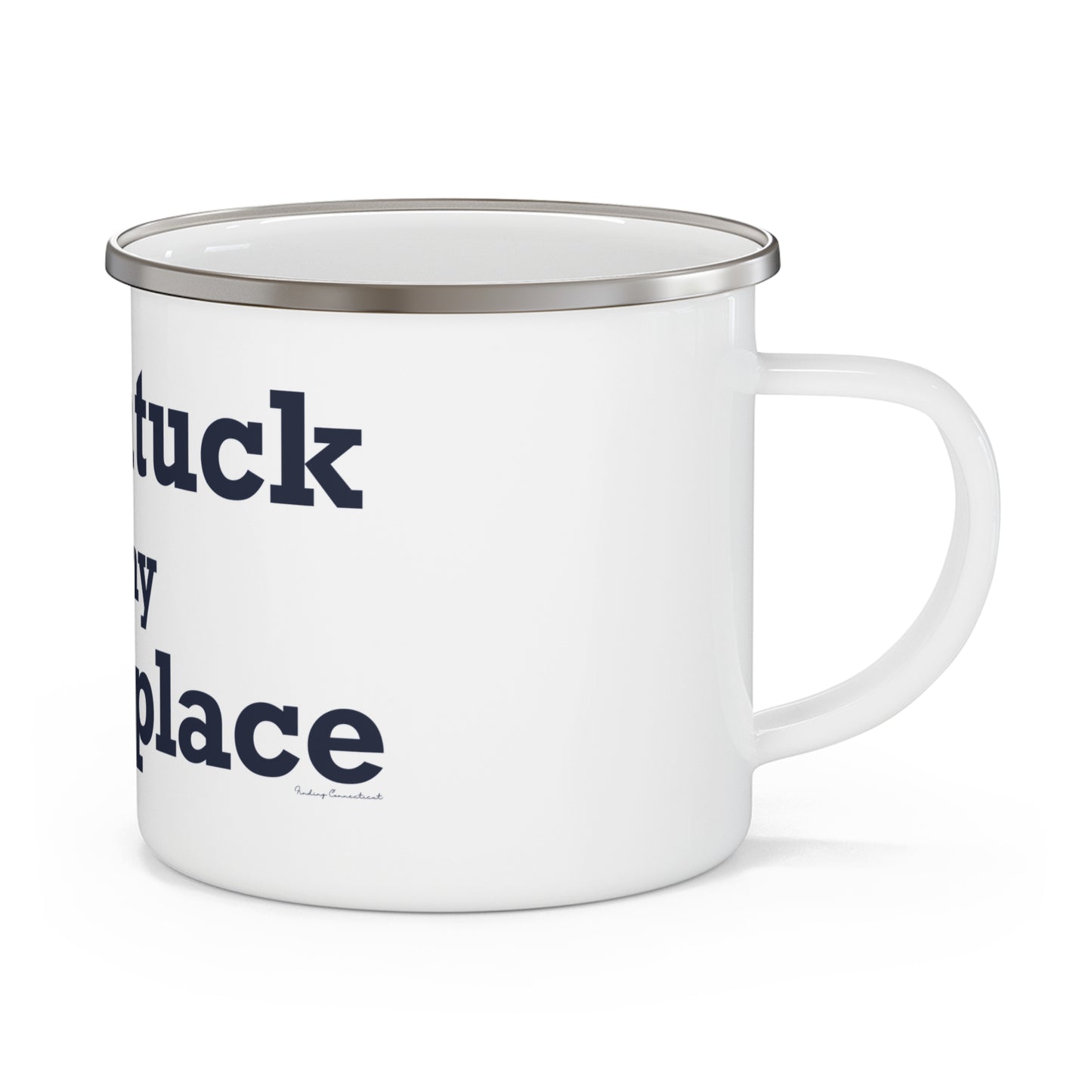 Saugatuck Is My Happy Place Enamel Camping Mug