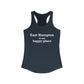 East Hampton is My Happy Place Women's Ideal Racerback Tank Top