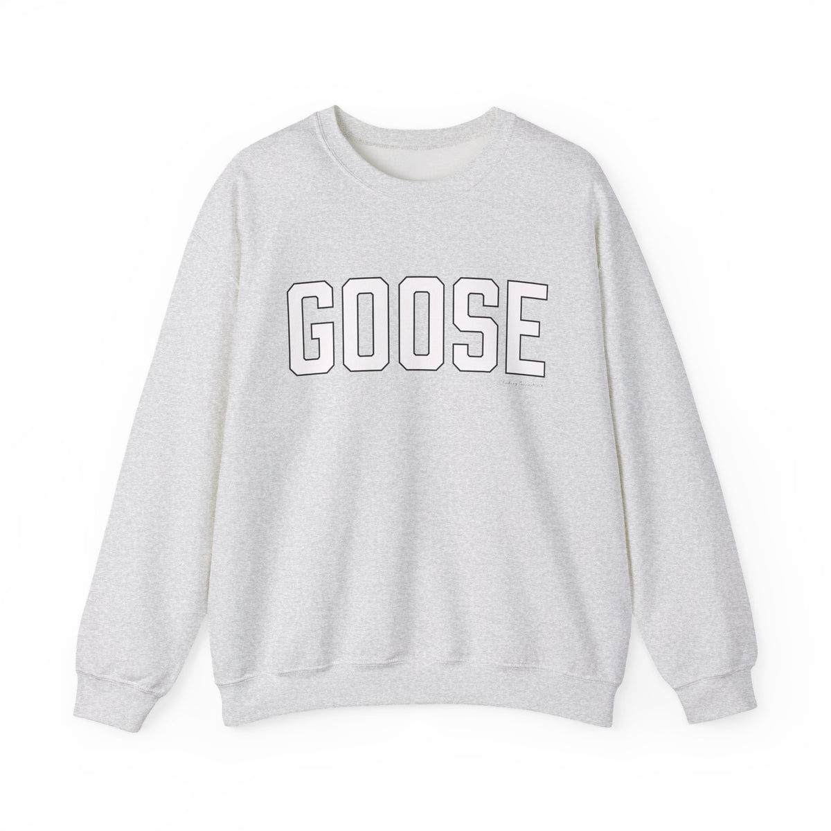 Goose Zip Code White & Black Unisex Heavy Blend™ Crewneck Sweatshirt