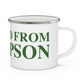 Just a kid from Thompson Enamel Camping Mug