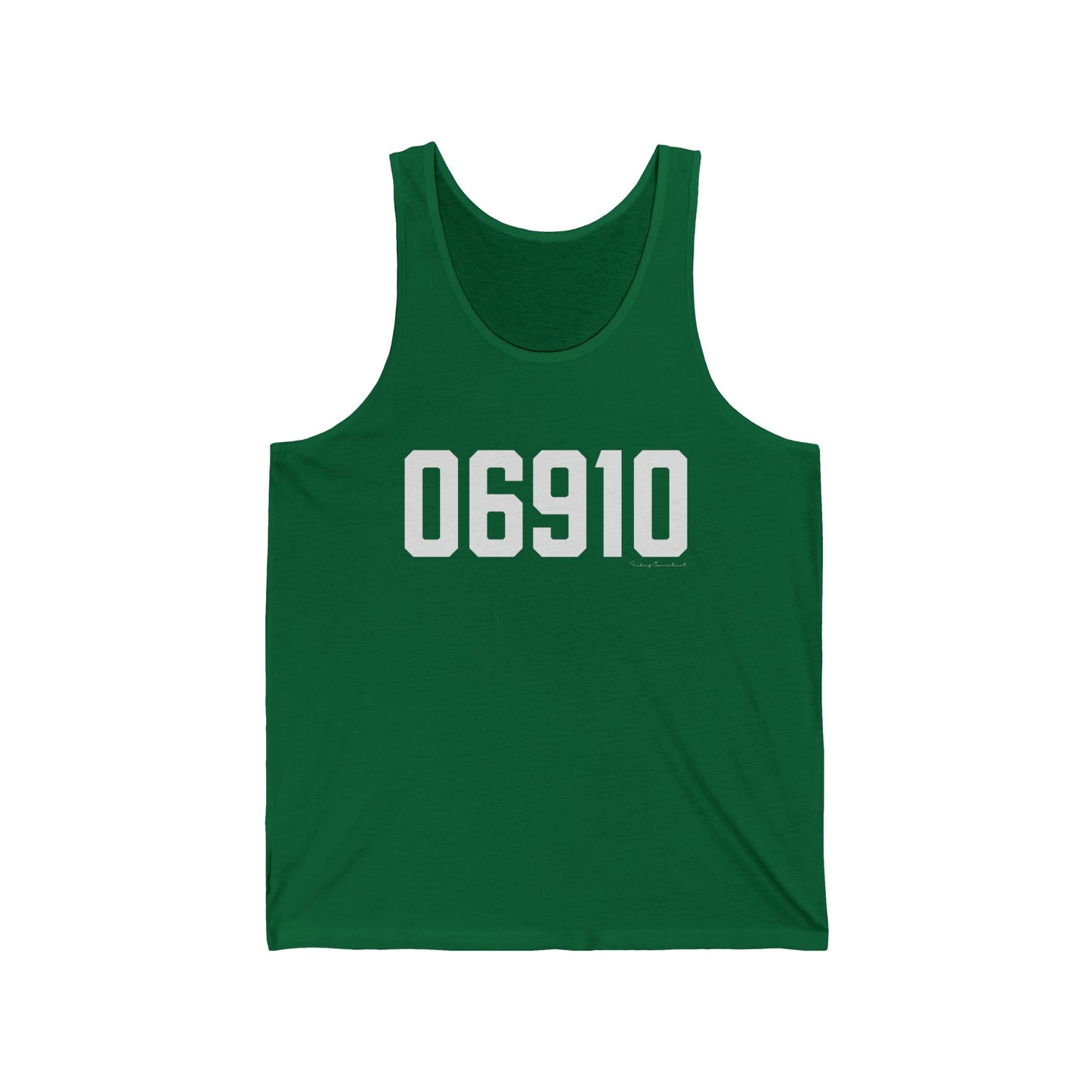 06910 Stamford CT Zip Code Unisex Jersey Tank Top