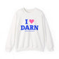 I Heart DARN Unisex Heavy Blend™ Crewneck Sweatshirt