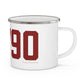 06790 Torrington Connecticut Zip Code Enamel Camping Mug