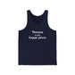 Vernon is My Happy Place Unisex Jersey Tank Top