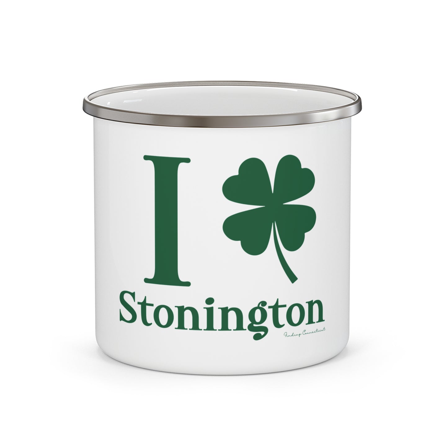 I Clover Stonington Enamel Camping Mug