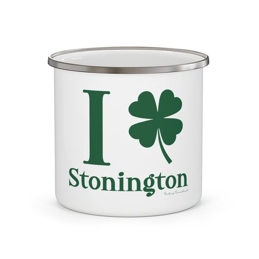I Clover Stonington Enamel Camping Mug