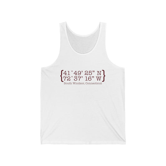 South Windsor Coordiantes Unisex Jersey Tank Top