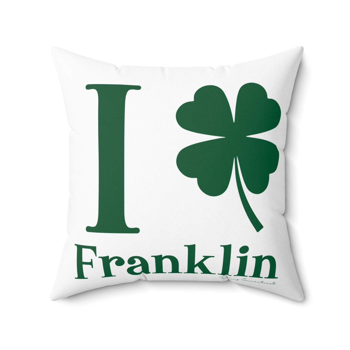 I Clover Franklin Spun Polyester Square Pillow