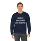 I Really Really Miss East Hampton (white) Unisex Heavy Blend™ Crewneck Sweatshirt