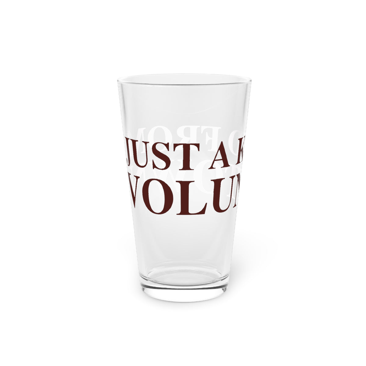 Just a kid from Voluntown Pint Glass, 16oz
