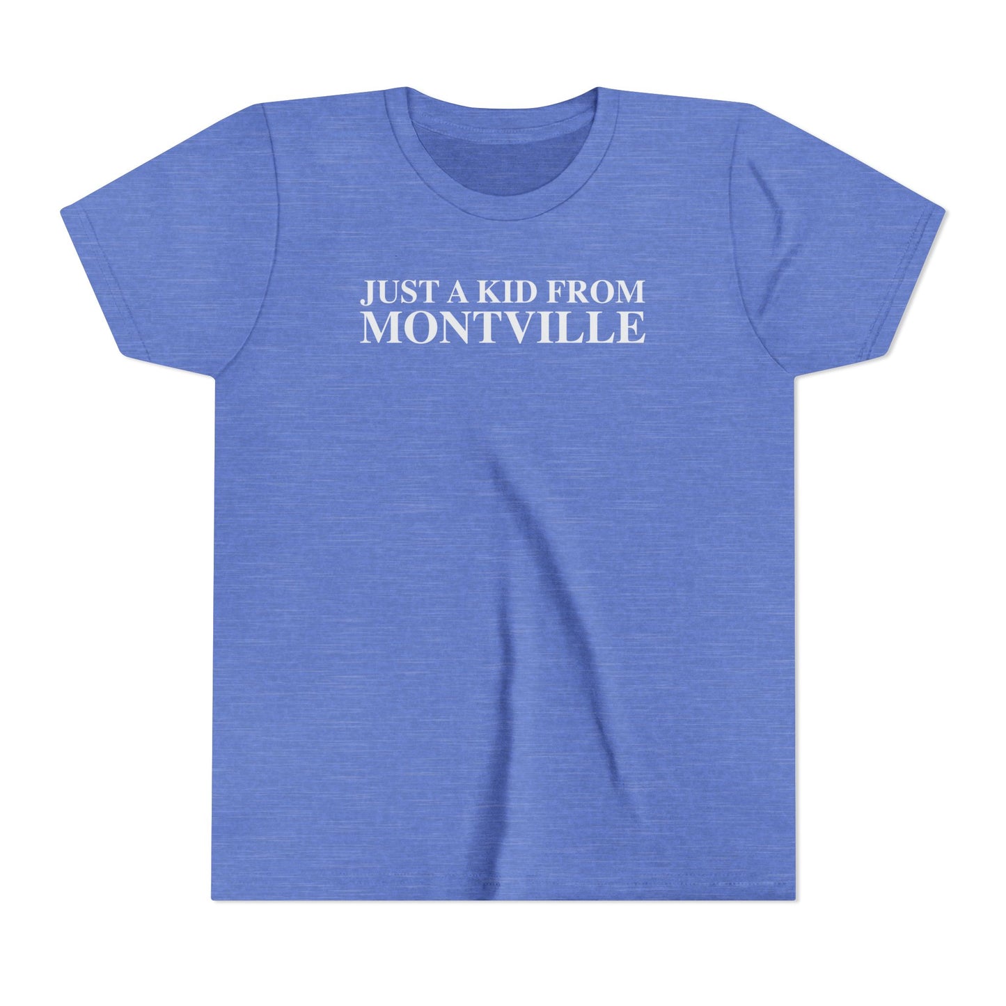 Just a kid from Montville Youth Short Sleeve T-Shirt