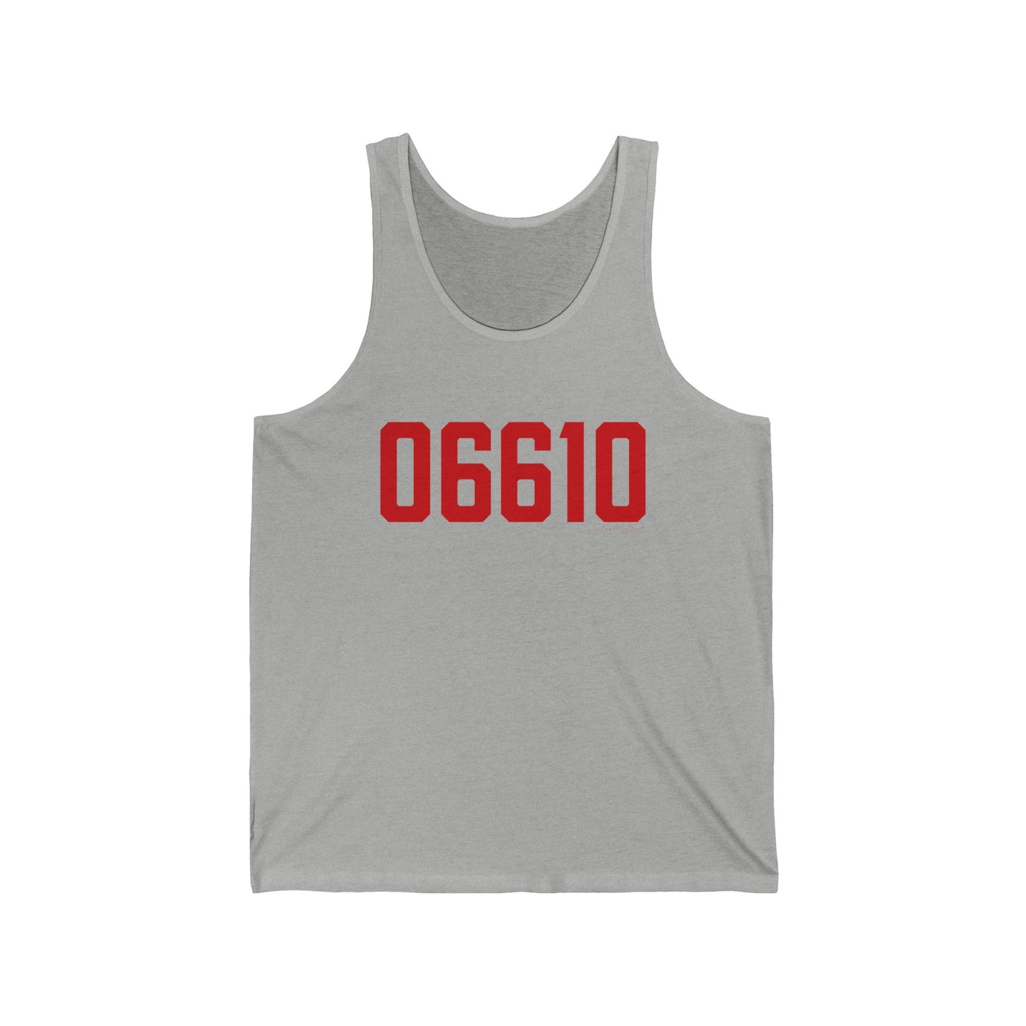 06610  Bridgeport Connecticut Zip Code Unisex Jersey Tank Top