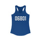 06801 Bethel CT Zip Code Women's Ideal Racerback Tank Top