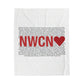 New Canaan Love Velveteen Plush Blanket
