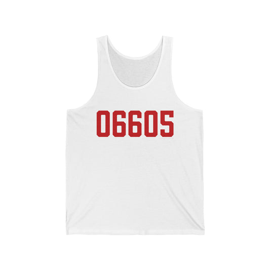 06605 Bridgeport Connecticut Zip Code Unisex Jersey Tank Top