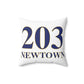 203 Newtown Spun Polyester Square Pillow