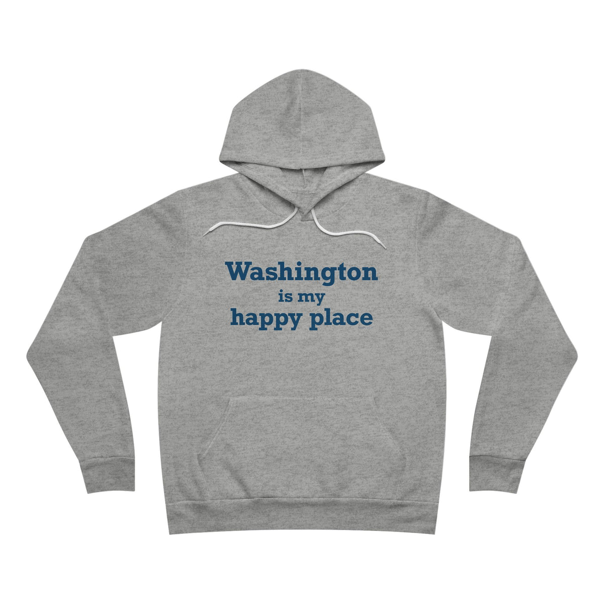 Washington is My Happy Place Unisex Sponge Fleece Pullover Hoodie