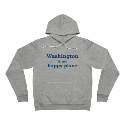 Washington is My Happy Place Unisex Sponge Fleece Pullover Hoodie