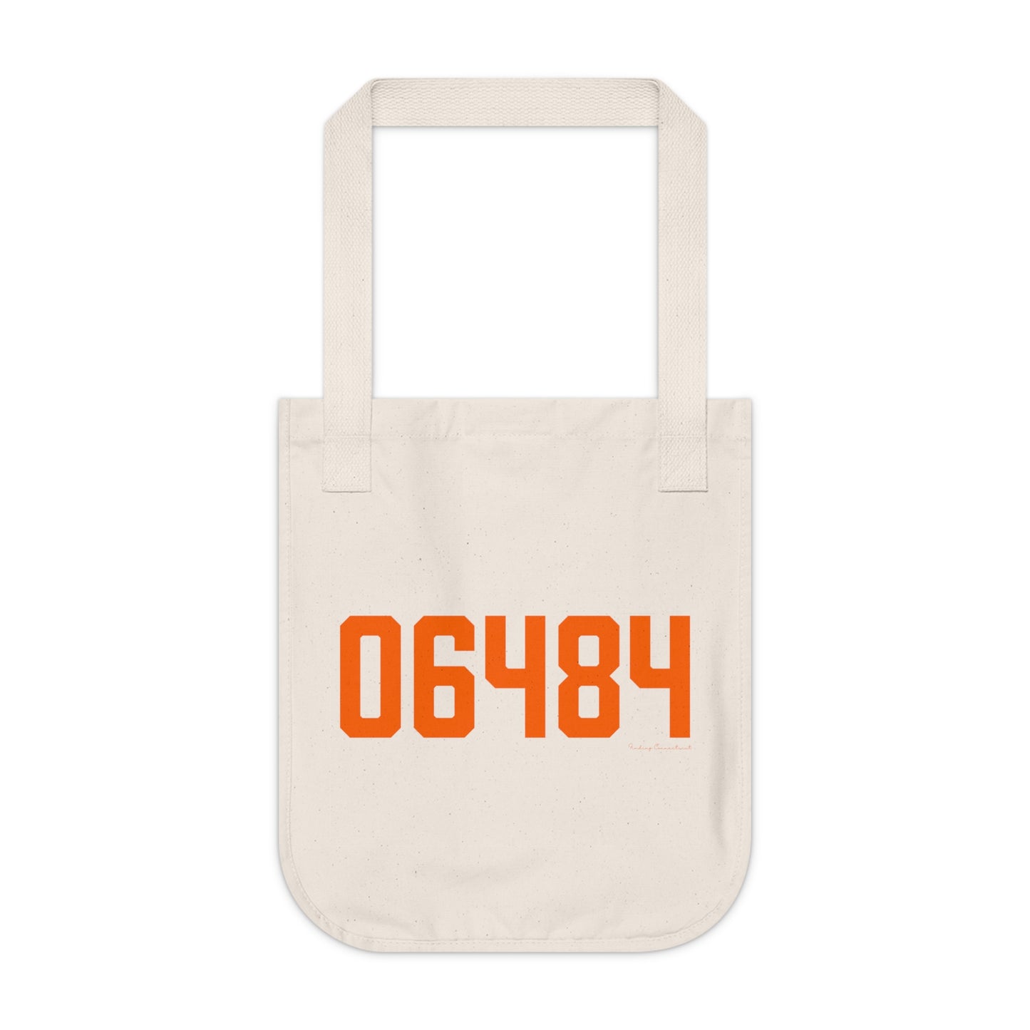 06484 Shelton Connecticut Zip Code Organic Canvas Tote Bag