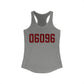 06096 Windsor Locks  Connecticut Zip Code Women's Ideal Racerback Tank Top