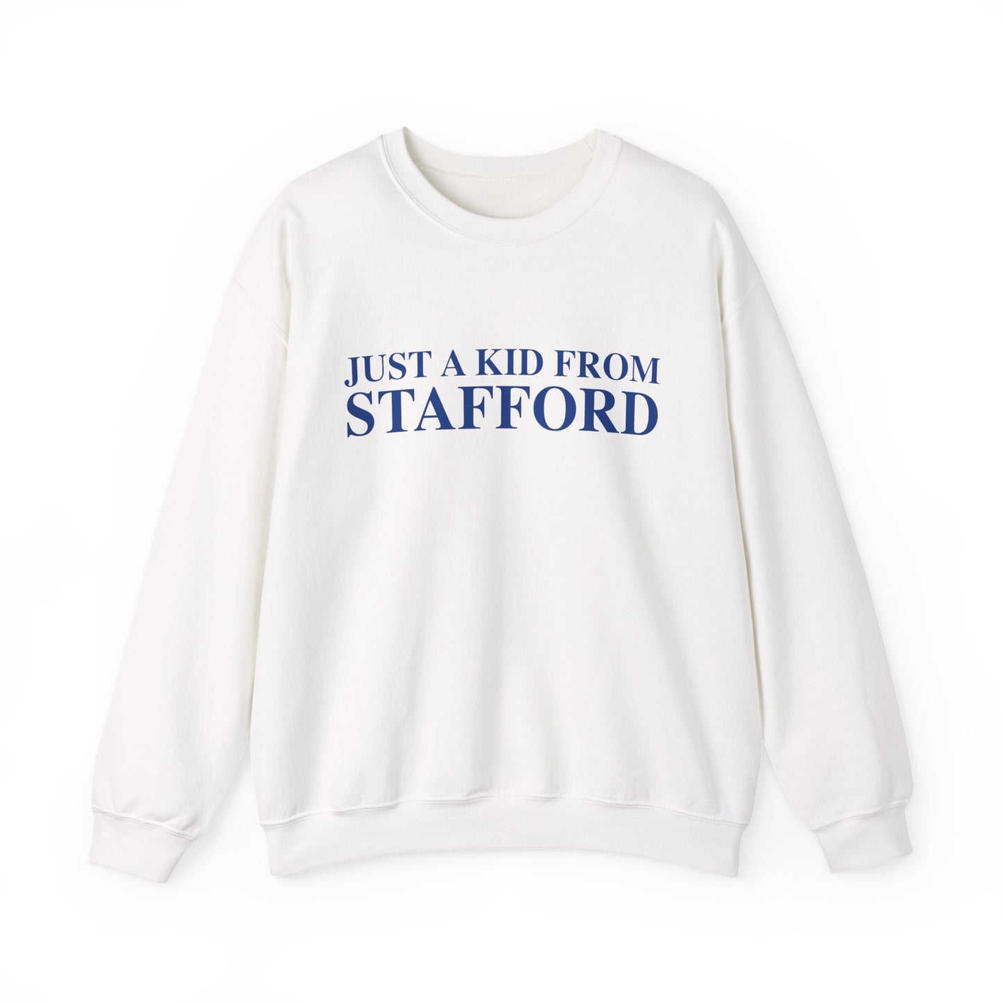 Just a kid from Stafford Unisex Heavy Blend™ Crewneck Sweatshirt