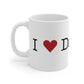 I Heart Danbury. Mug 11oz