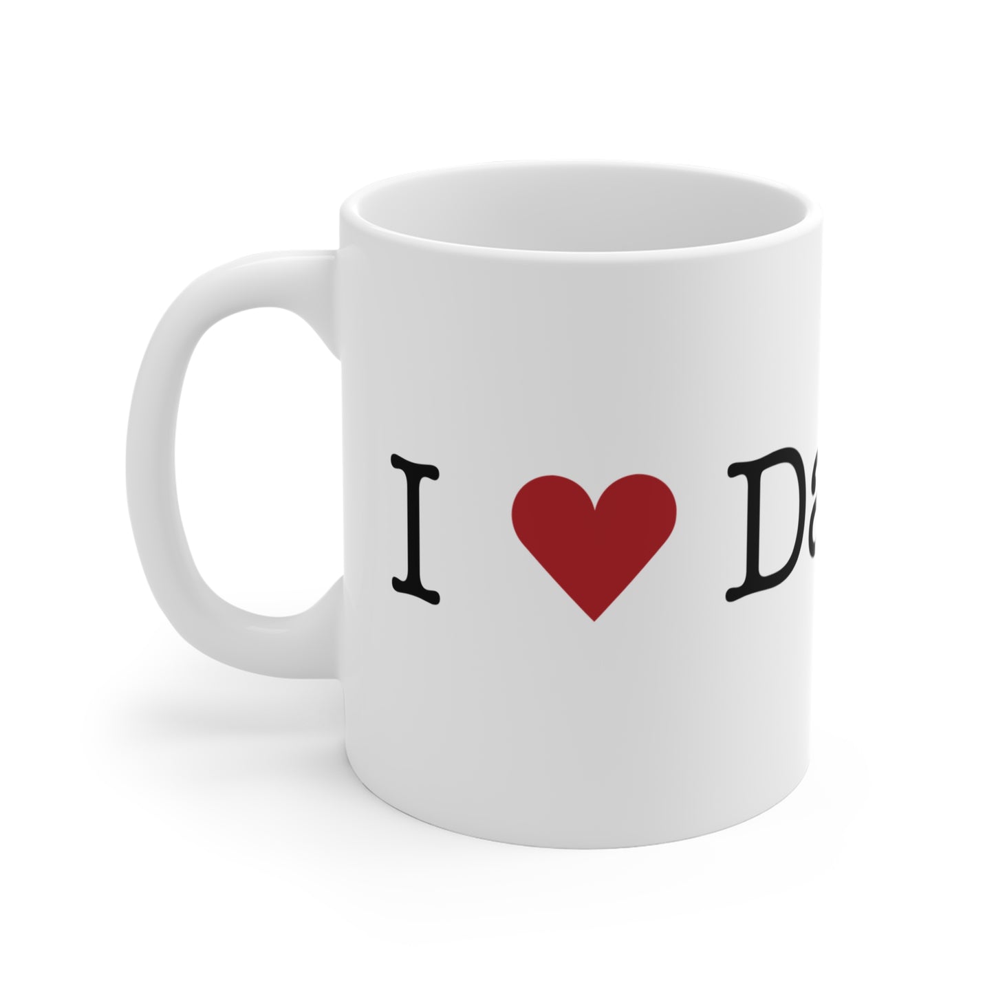 I Heart Danbury. Mug 11oz