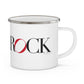 41 Tilt Black Rock  Enamel Camping Mug