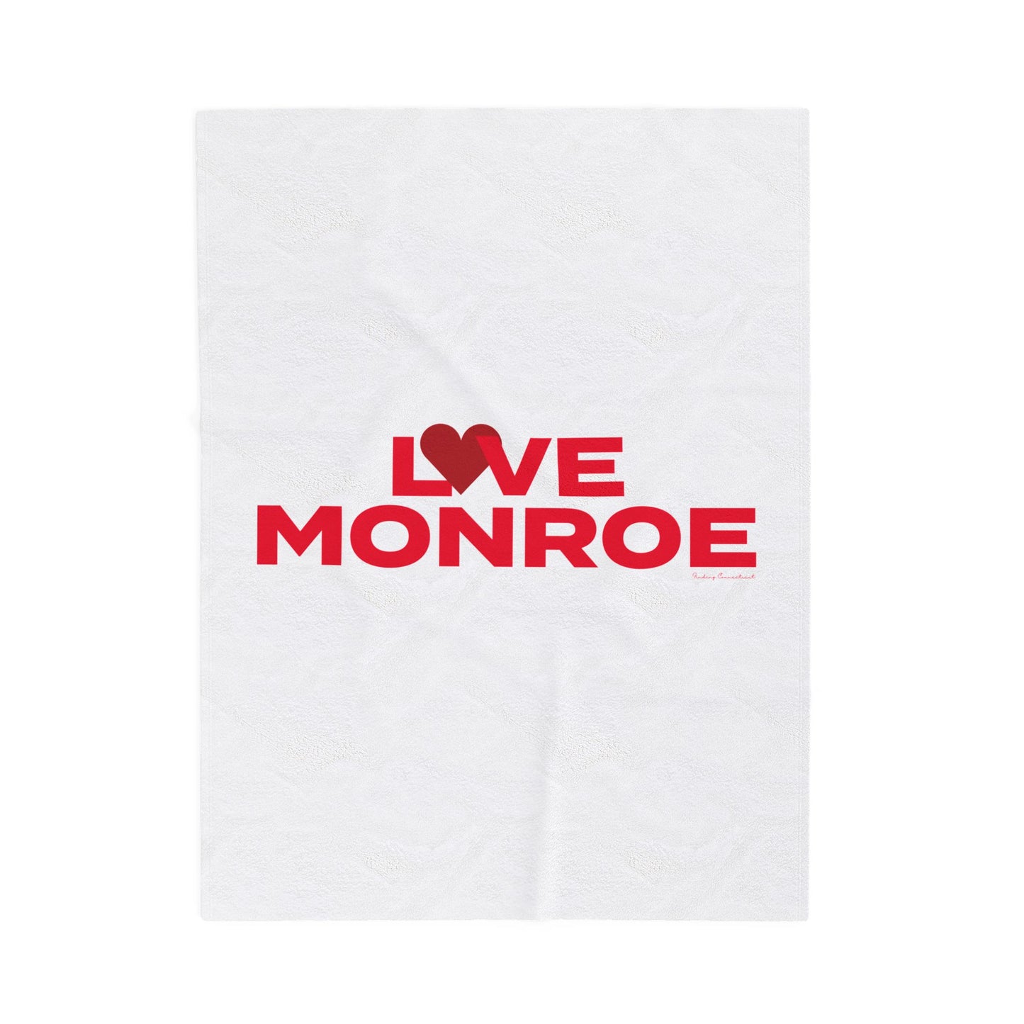 Love Monroe Velveteen Plush Blanket