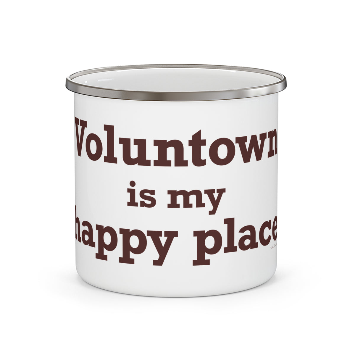 Voluntown is My Happy Place Camping Mug
