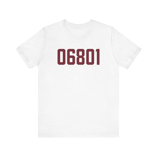 06801 Bethel Connecticut Zip Code Unisex Jersey Short Sleeve T-Shirt