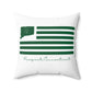 Prospect Connecticut St. Patrick’s Day Flag Spun Polyester Square Pillow