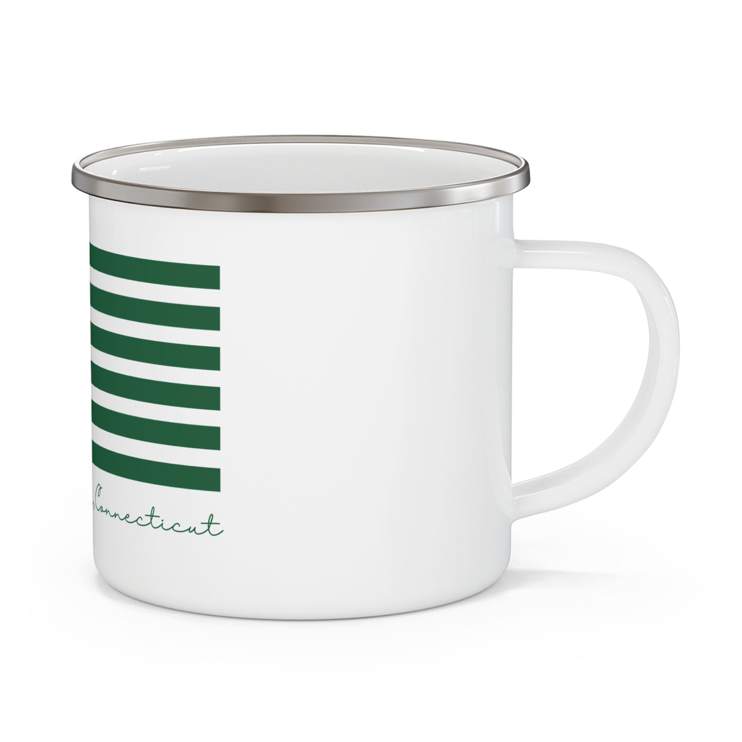 North Stonington Connecticut St. Patrick’s Day Flag Enamel Camping Mug