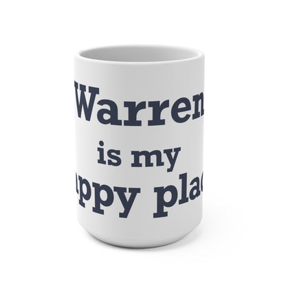 Warren is My Happy Place Mug 15oz