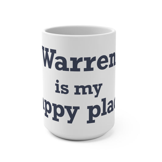 Warren is My Happy Place Mug 15oz