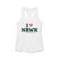 I Heart NRWK Women's Ideal Racerback Tank Top