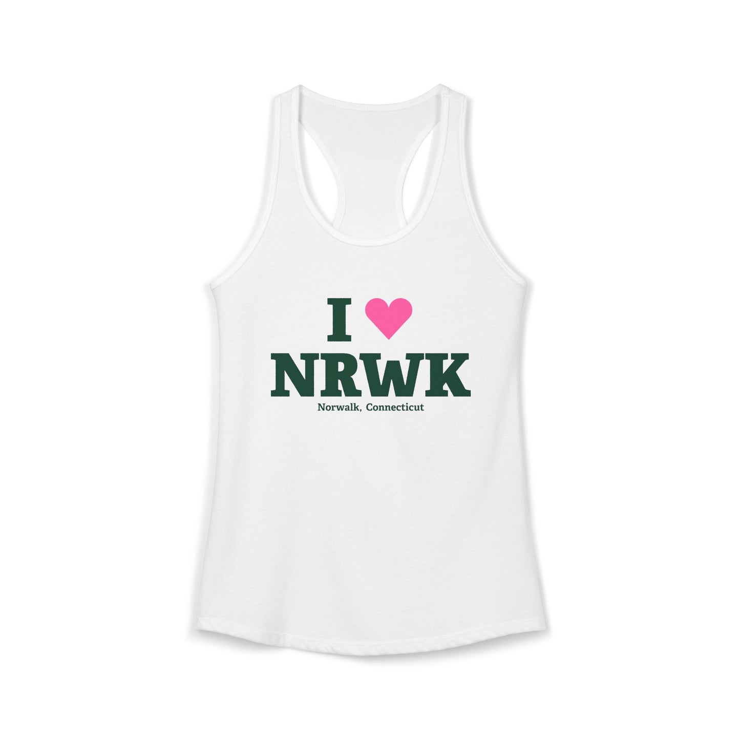 I Heart NRWK Women's Ideal Racerback Tank Top