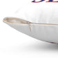 860 Bolton Red, White & Blue Spun Polyester Square Pillow